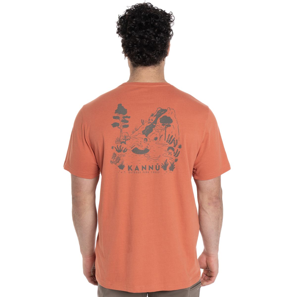 KANNU - POLERA HOMBRE MANGA CORTA LIFESTYLE ALGODÓN ORGÁNICO DISEÑO CHILENO