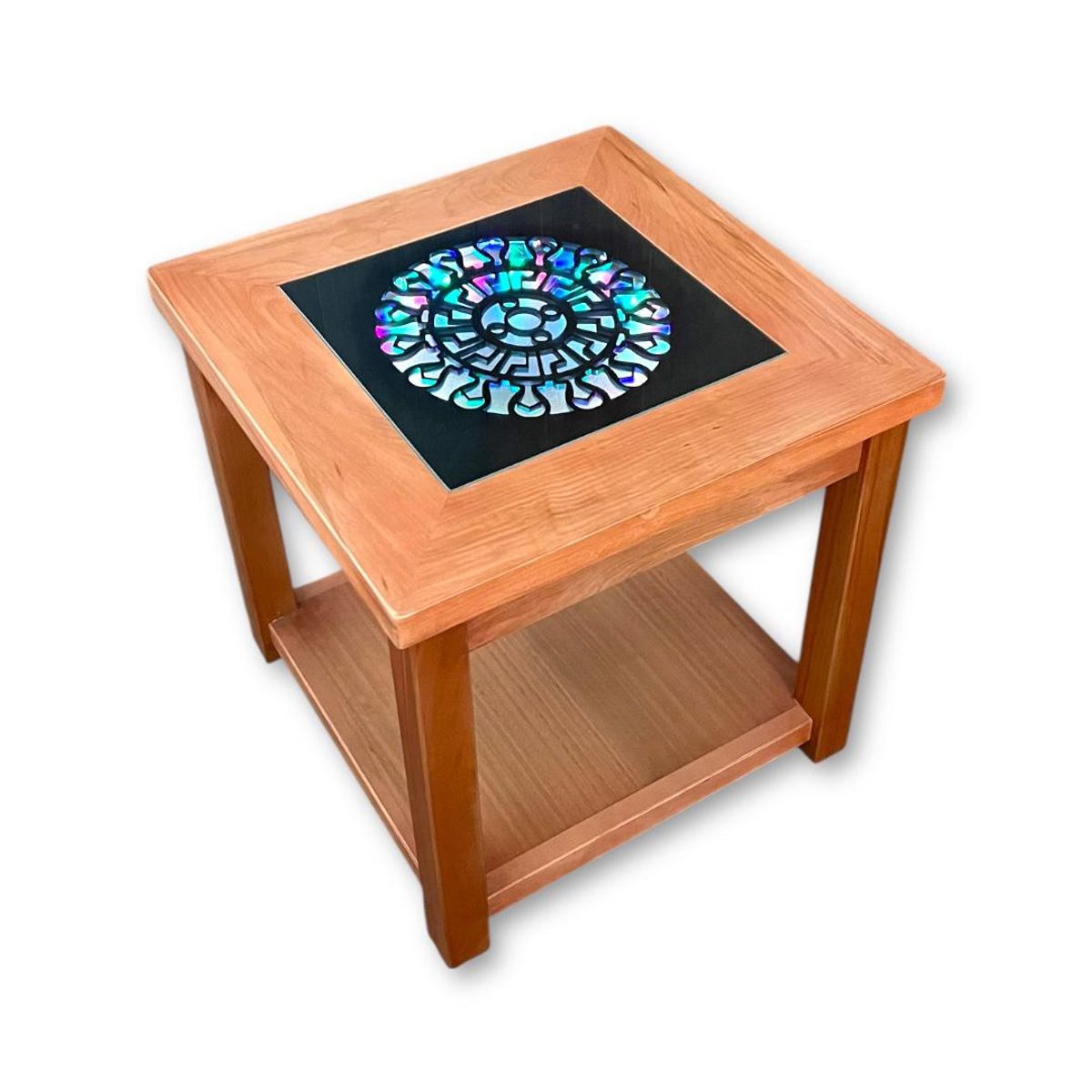 GENERICO - Mesa lateral retroiluminada modelo Sol Templado