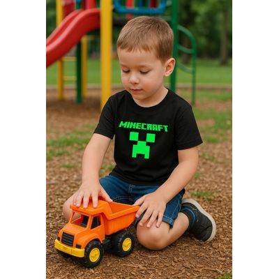 Imagen 2 del producto Polera minecraft clásico para niño manga corta