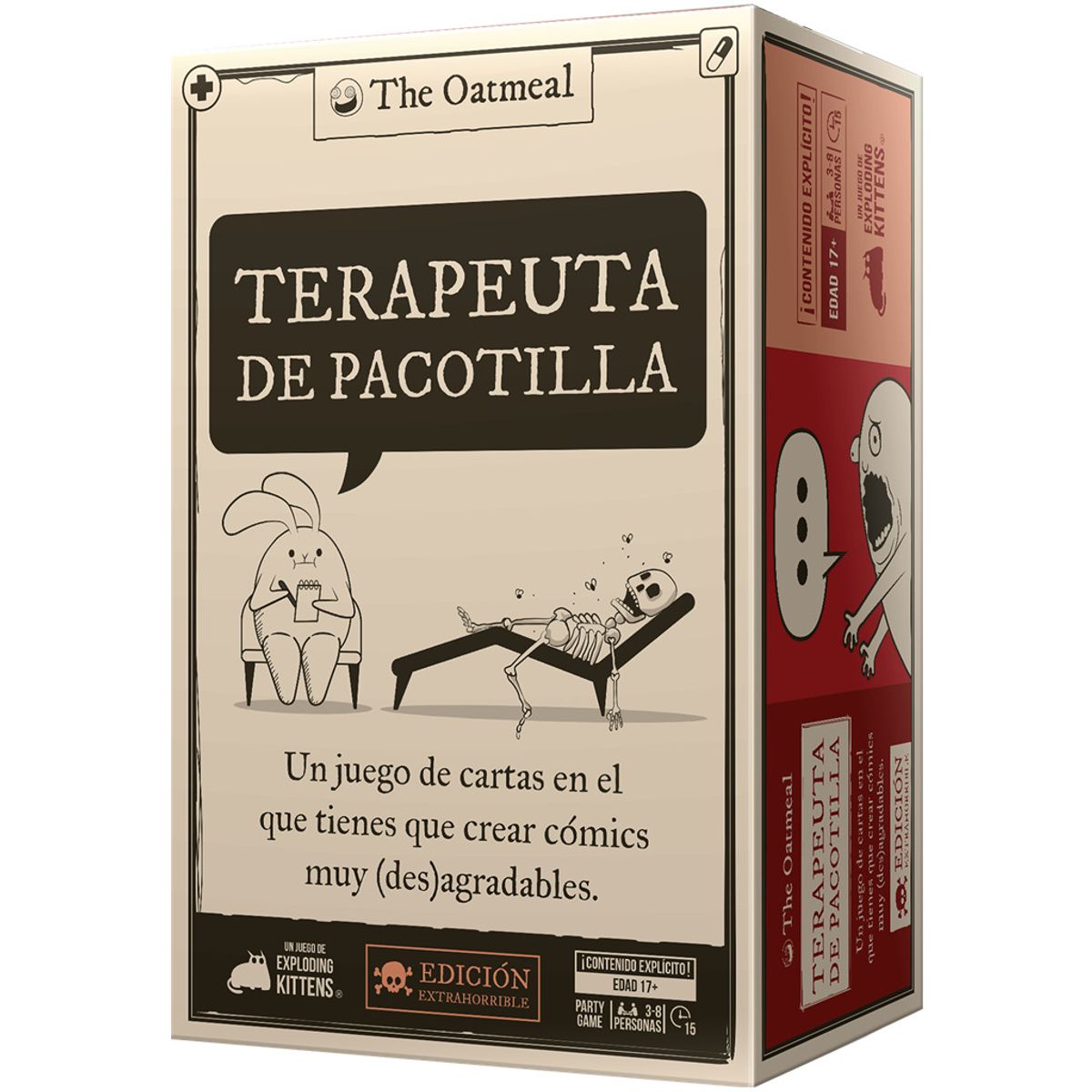 EXPLODING KITTENS - Terapeuta de Pacotilla - Juego De Mesa - Español