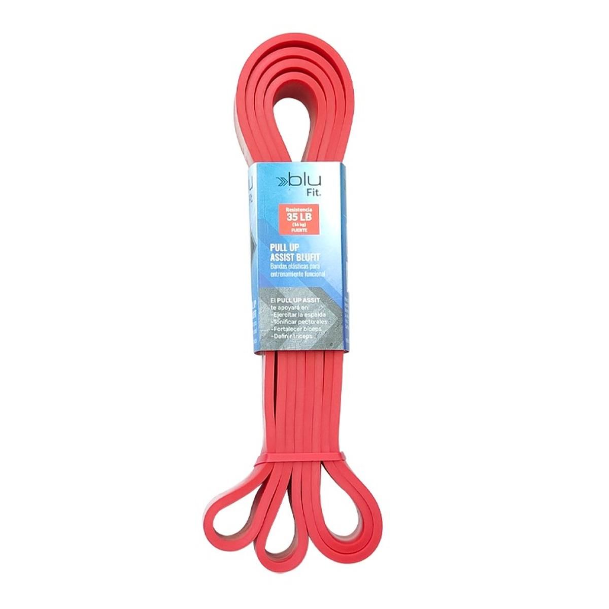 BLU FIT - Banda Elástica Fitness Blu Fit Fuerte Roja