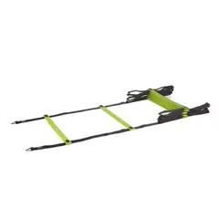 BLU FIT - Escalera de Entrenamiento Fitness 6 mts Negro/Verde