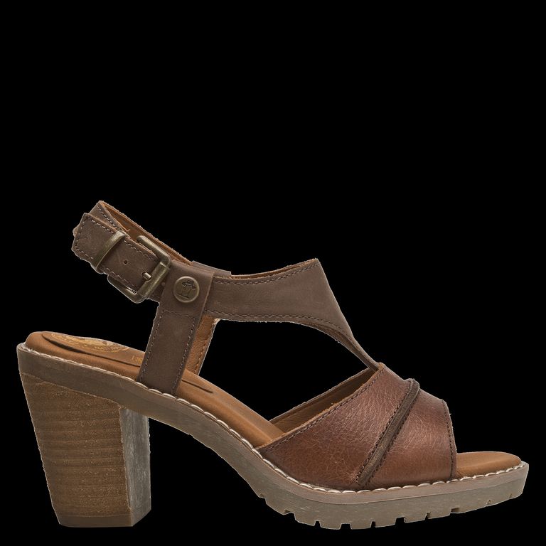 Sandalia Mujer Casual Marrón