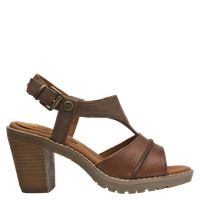 Sandalia Mujer Casual Marrón