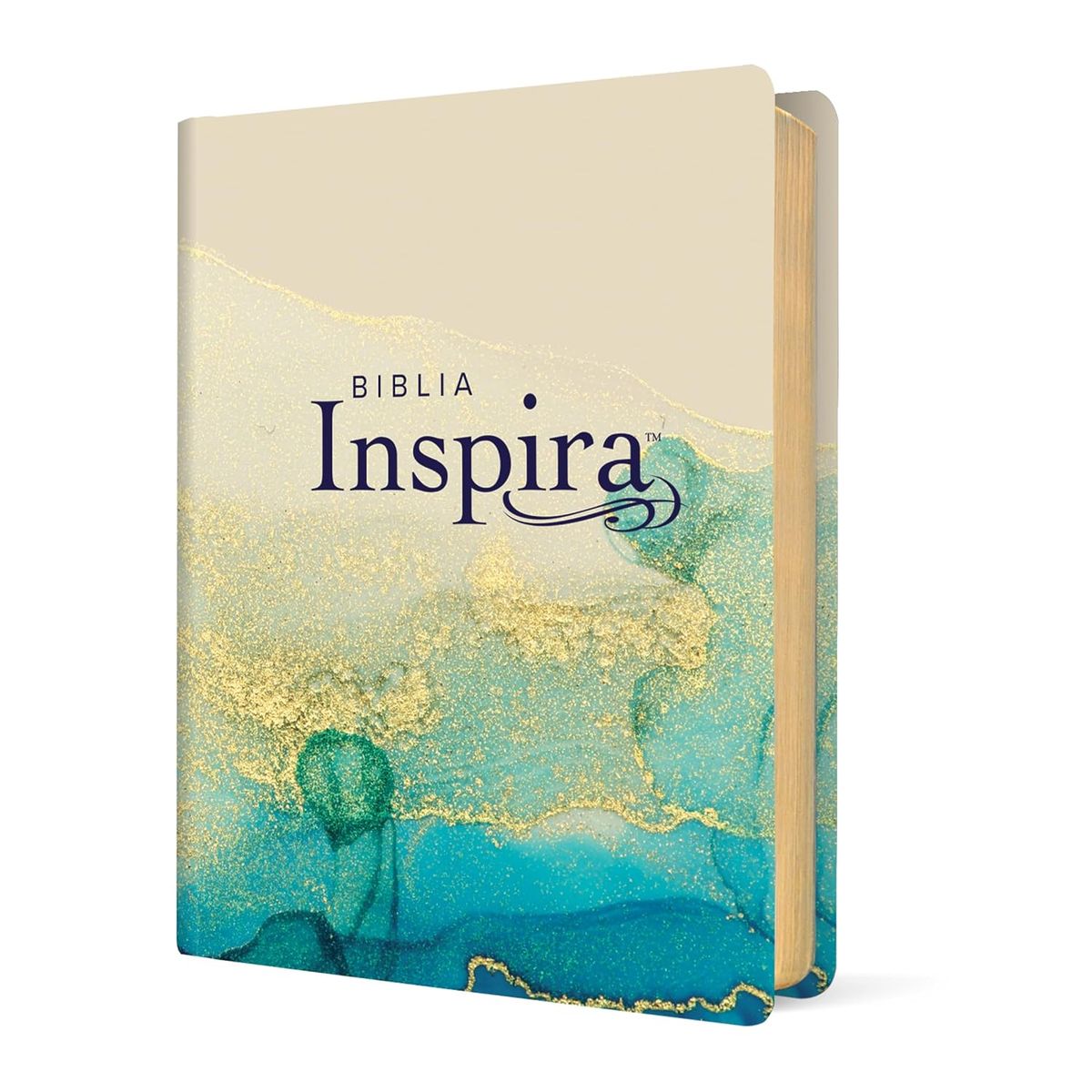 TYNDALE HOUSE PUBLISHERS - Biblia Inspira NTV con Filament sentipiel oro