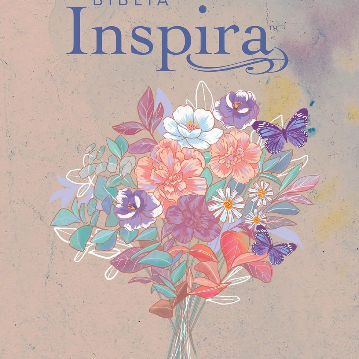 TYNDALE HOUSE PUBLISHERS - Biblia Inspira NTV con Filament sentipiel acuarela rosa