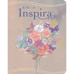 TYNDALE HOUSE PUBLISHERS - Biblia Inspira NTV con Filament sentipiel acuarela rosa