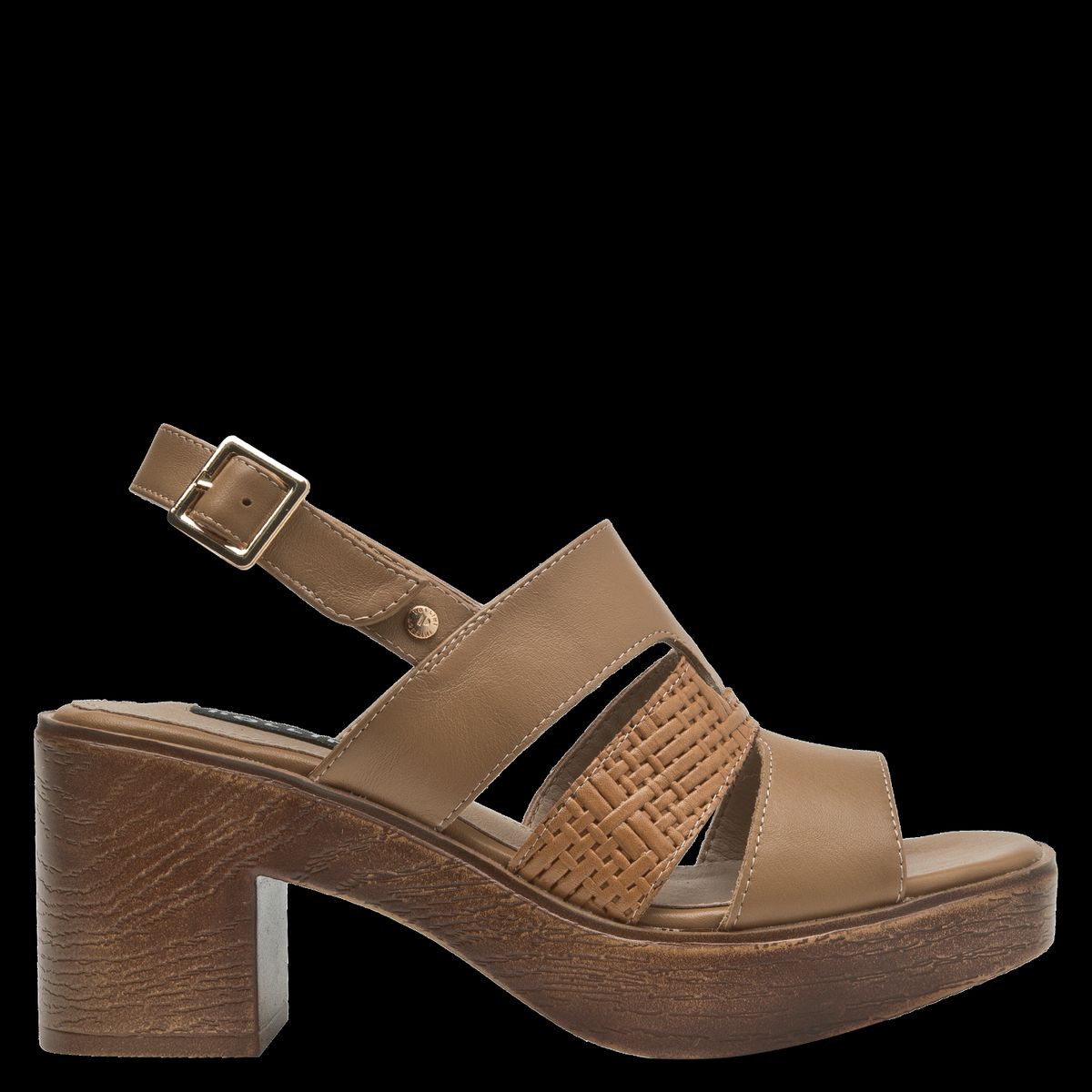 POLLINI - Sandalia Mujer Casual Marrón claro Pollini