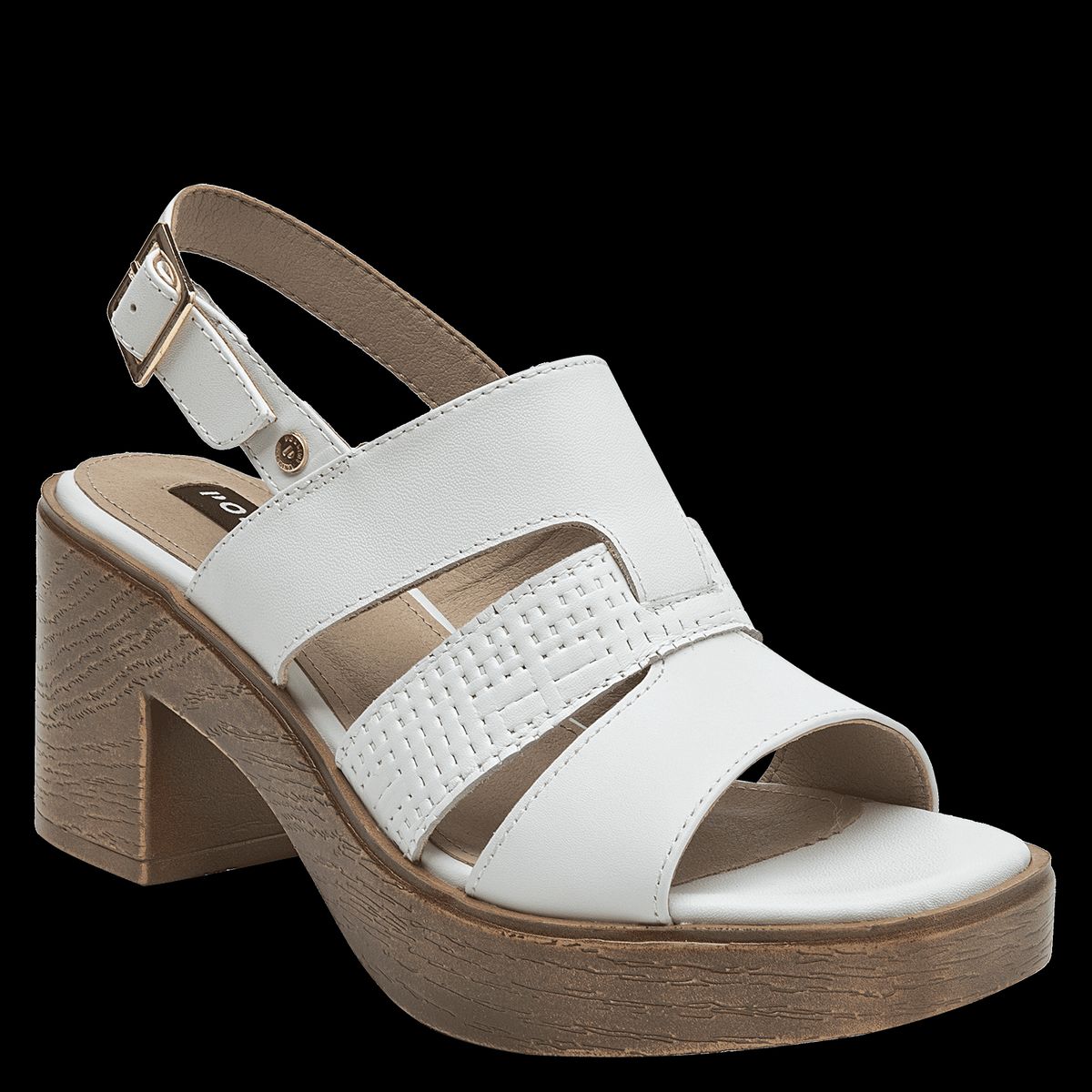 POLLINI - Sandalia Mujer Casual Blanco Pollini