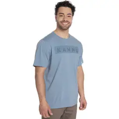 KANNU - POLERA HOMBRE MANGA CORTA LOGO ALGODÓN ORGÁNICO