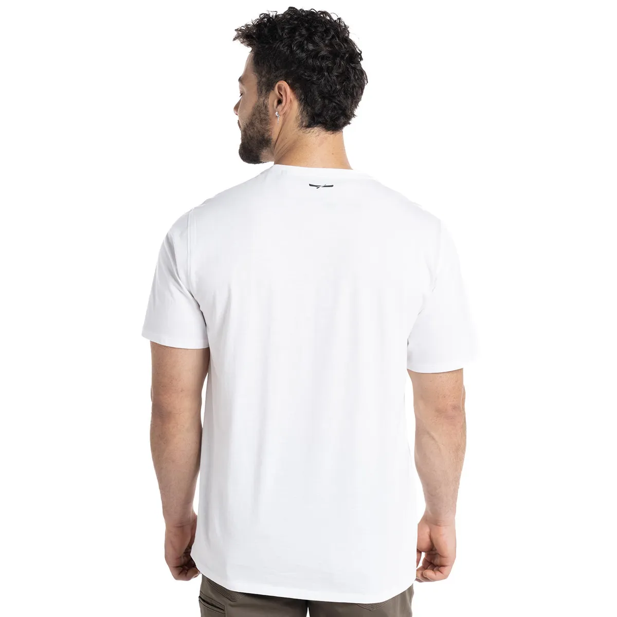 KANNU - POLERA HOMBRE MANGA CORTA MINI LOGO ALGODÓN ORGÁNICO