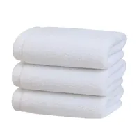 Set 3 Toallas De Cuerpo de Baño Hotel De Algodon Blancas 70x140 500gr
