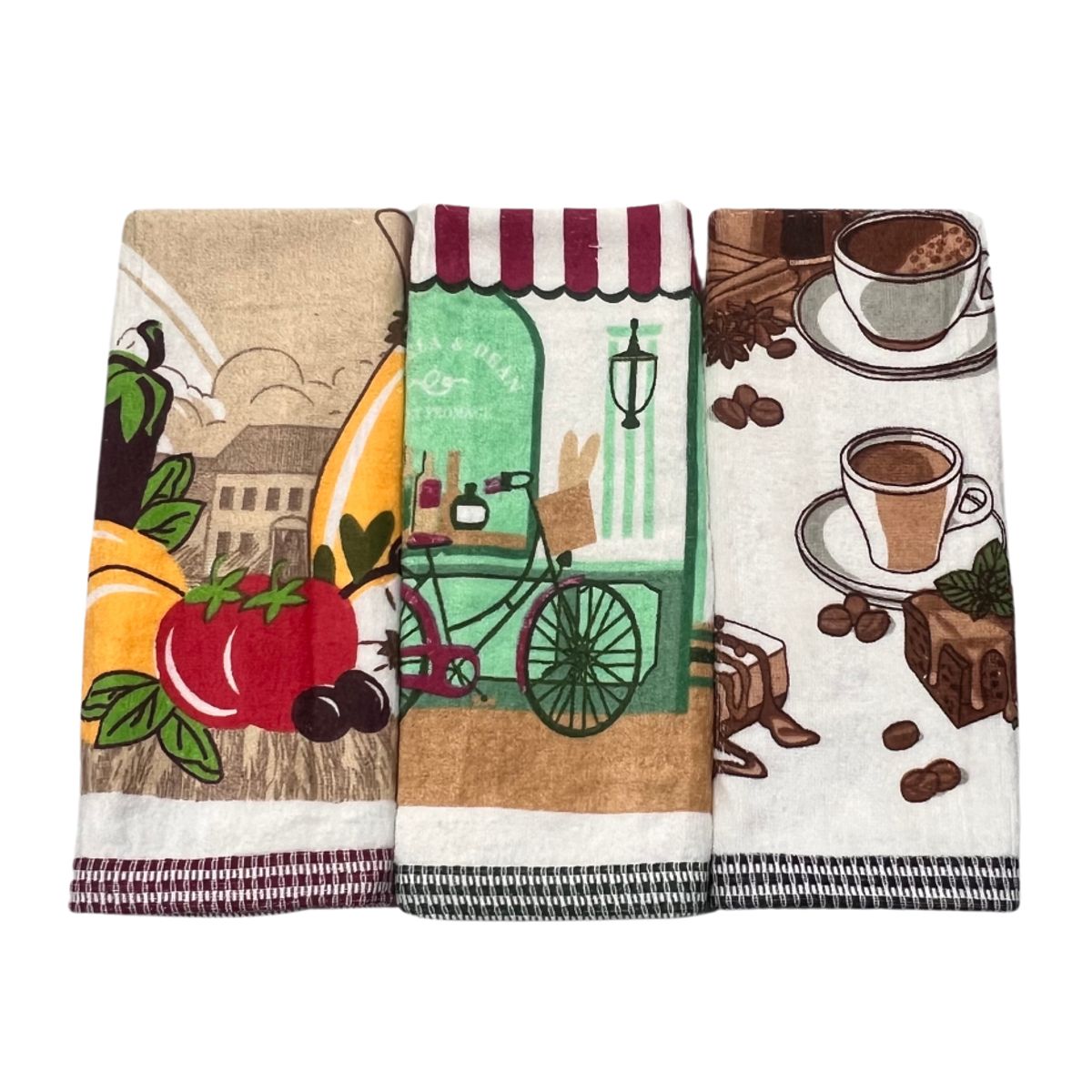 GARSIL - Pack 6 Paño De Cocina De Algodon Absorbente y extra Grueso