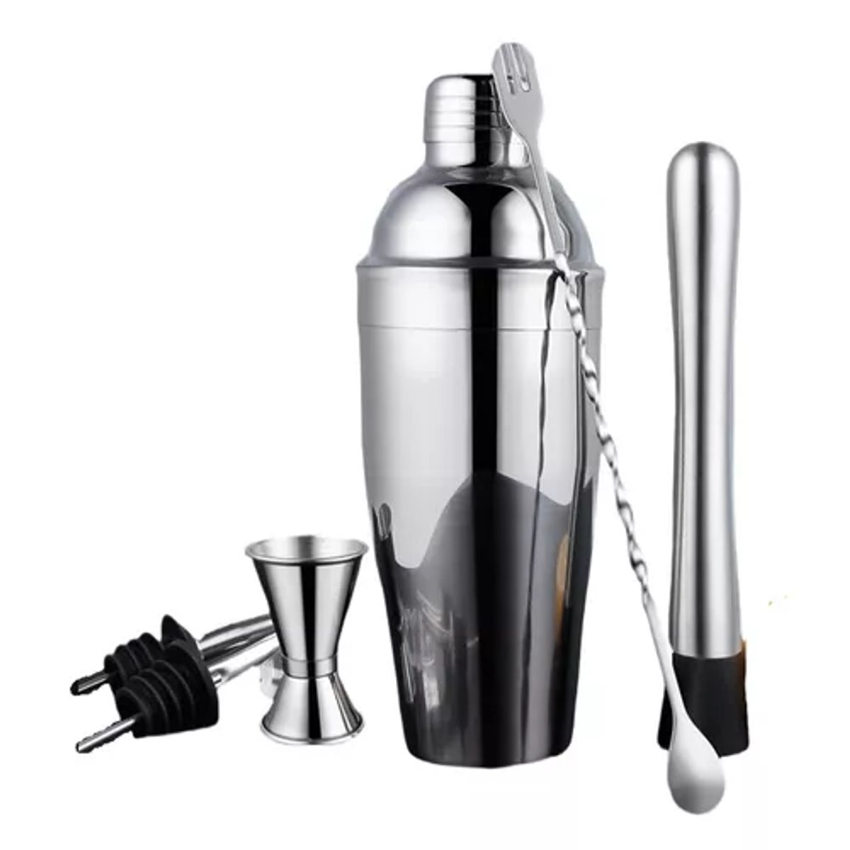 GENERICO - Juego de cócteles para bar pub 6 piezas 750 ml