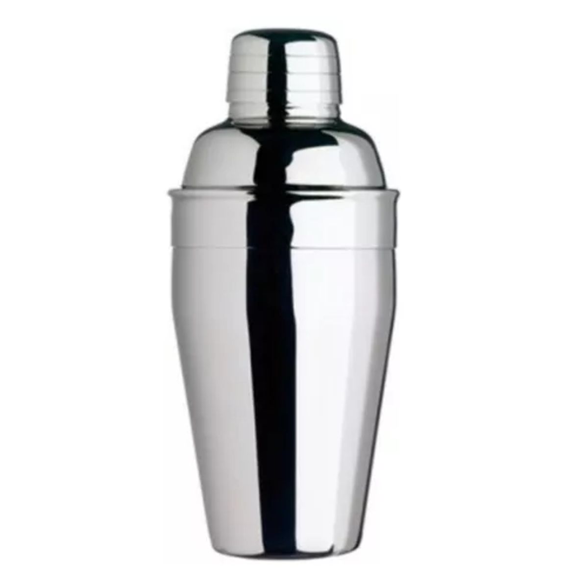 GENERICO - Coctelera 3 piezas acero inoxidable shaker 500 ml