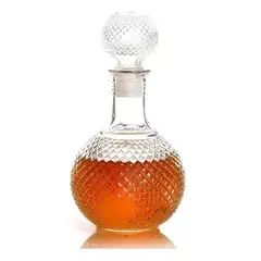GENERICO - Decanter de licor de whisky y ginebra cristal 11 litros