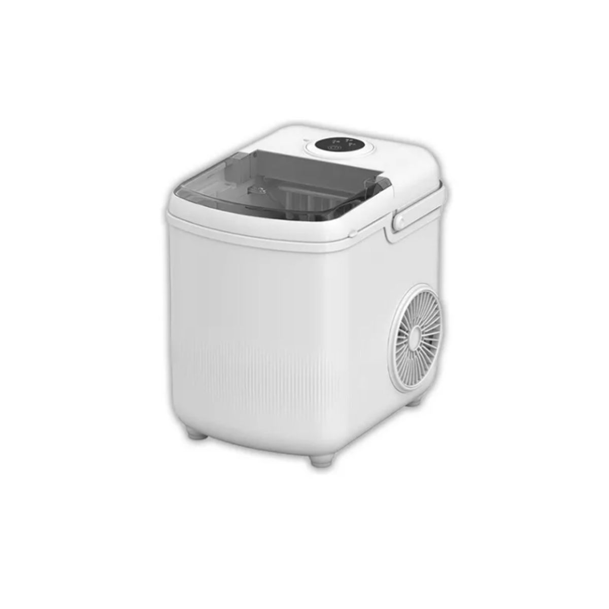 GENERICO - Máquina para Hacer Hielo de Encimera Eléctrica Blanca