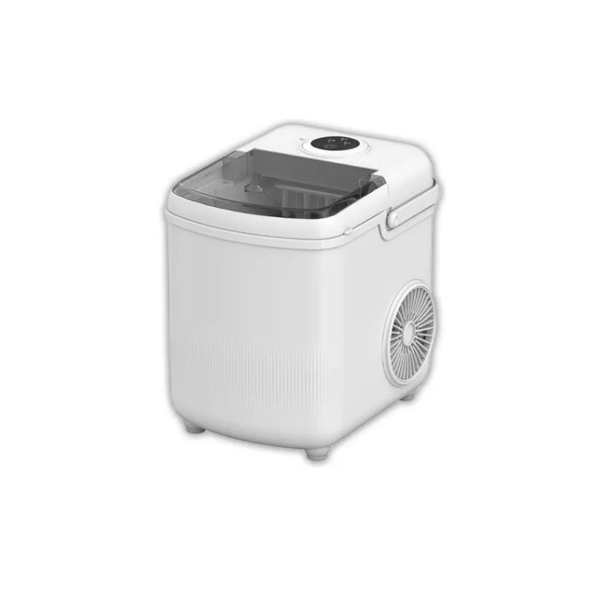 GENERICO - Máquina para Hacer Hielo de Encimera Eléctrica Blanca