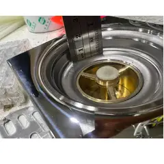 GENERICO - Rejilla Pileta Acero Inoxidable 10x10 Cm Redonda Aquakit