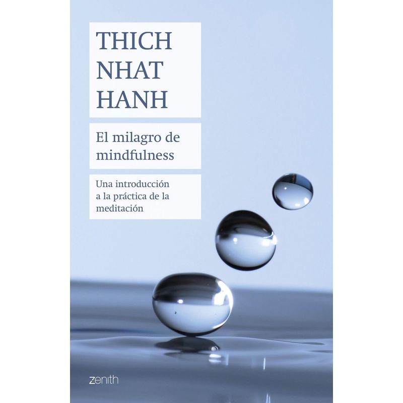 ZENITH - Libro El milagro de mindfulness - Thich Nhat Hanh