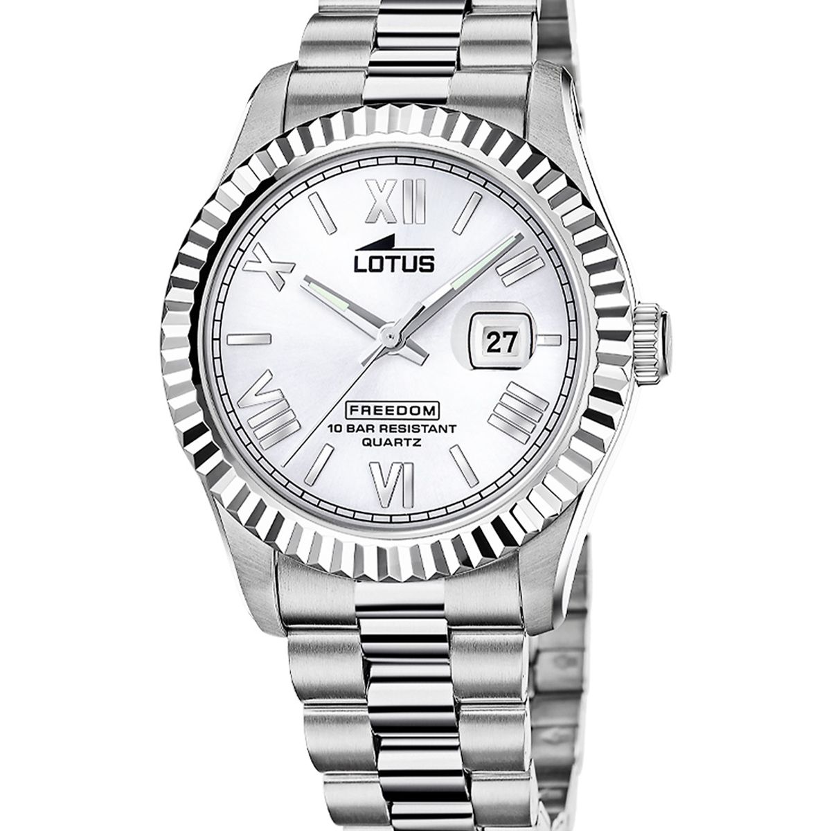 LOTUS - Reloj 19002/1 Lotus Blanco Hombre The Ambassadors Collections