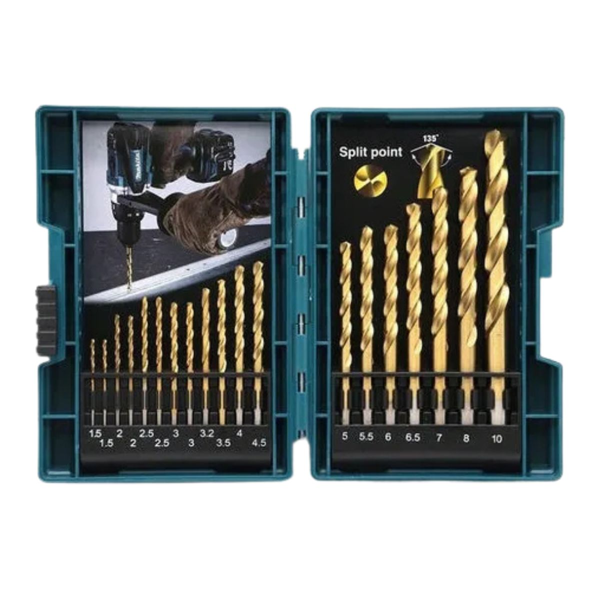 MAKITA - Set Broca Metal Hss-tin 19 Pzas Makita D-67527