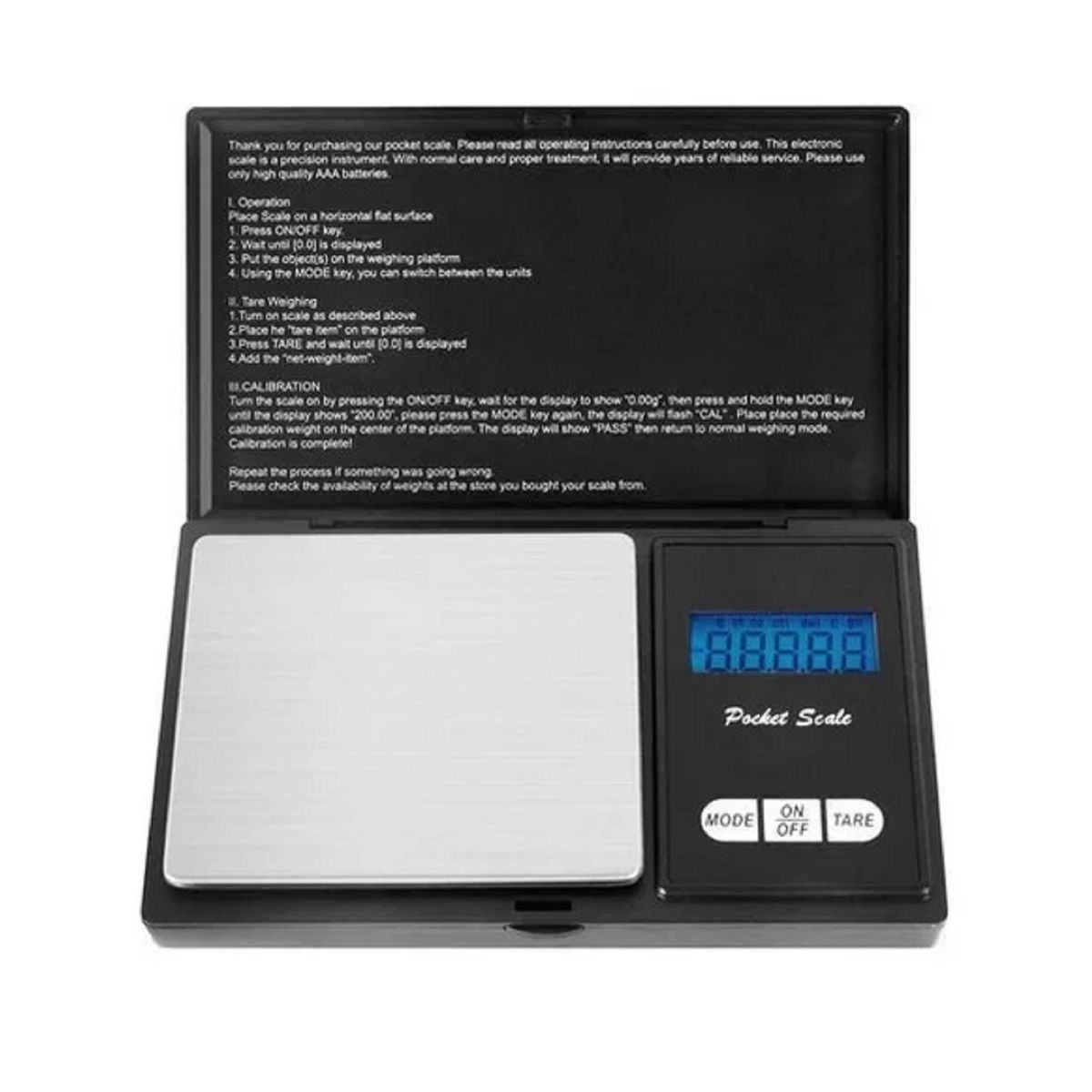 GENERICO - GRAMERA DIGITAL DE BOLSILLO PESA DIGITAL DIAMONT 0.1 HASTA  500 GR