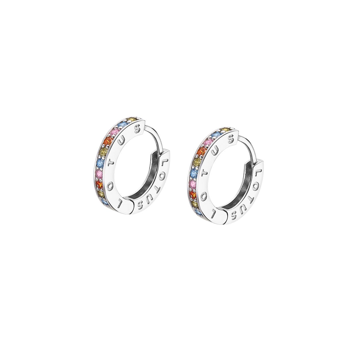 LOTUS SILVER - Aros LP1887-4/5 Lotus Silver Mujer Hoops