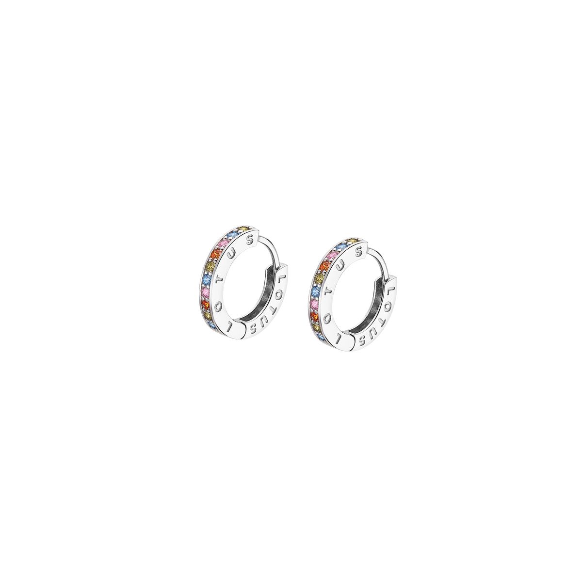 LOTUS SILVER - Aros LP1887-4/5 Lotus Silver Mujer Hoops