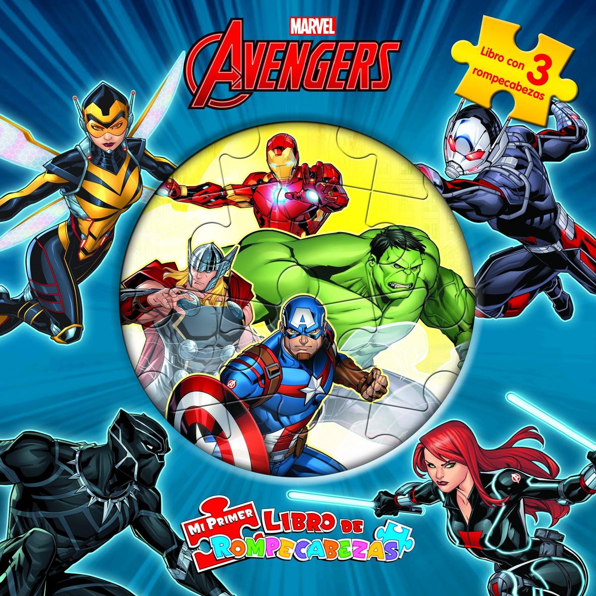 GENERICO - Libro Marvel Avengers Mi Primer Libro De Rompecabezas