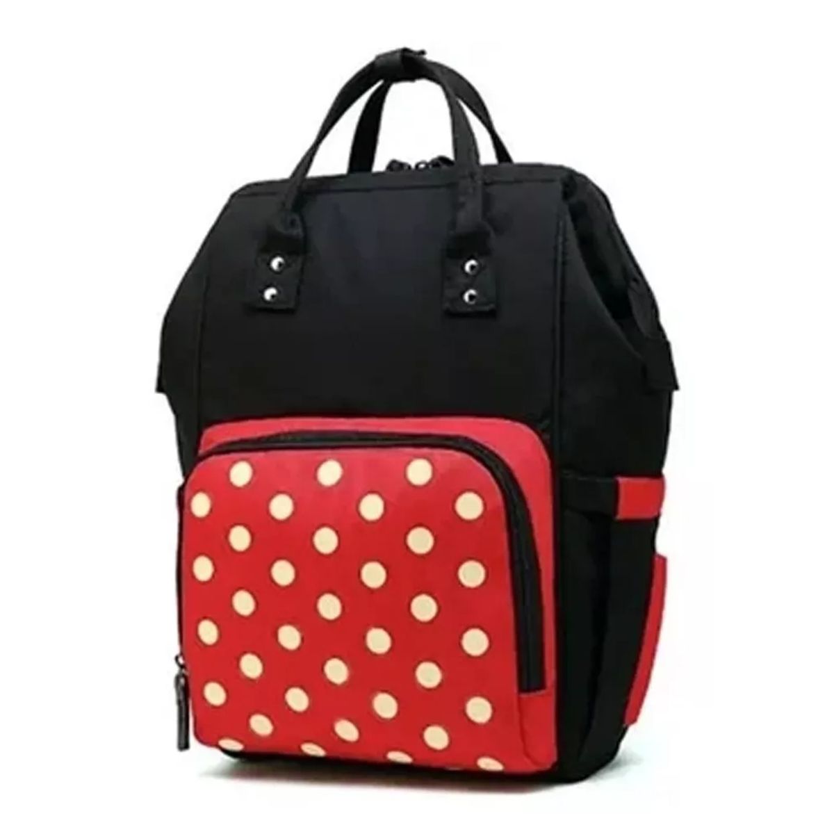 NO LOGO - Mochila Bolso Pañalera Maternal Diseño Rojo