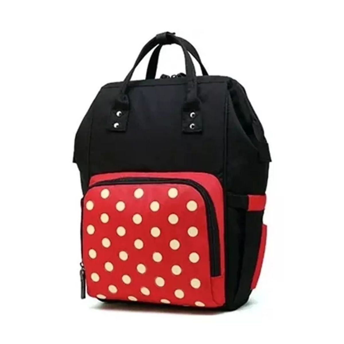 NO LOGO - Mochila Bolso Pañalera Maternal Diseño Rojo