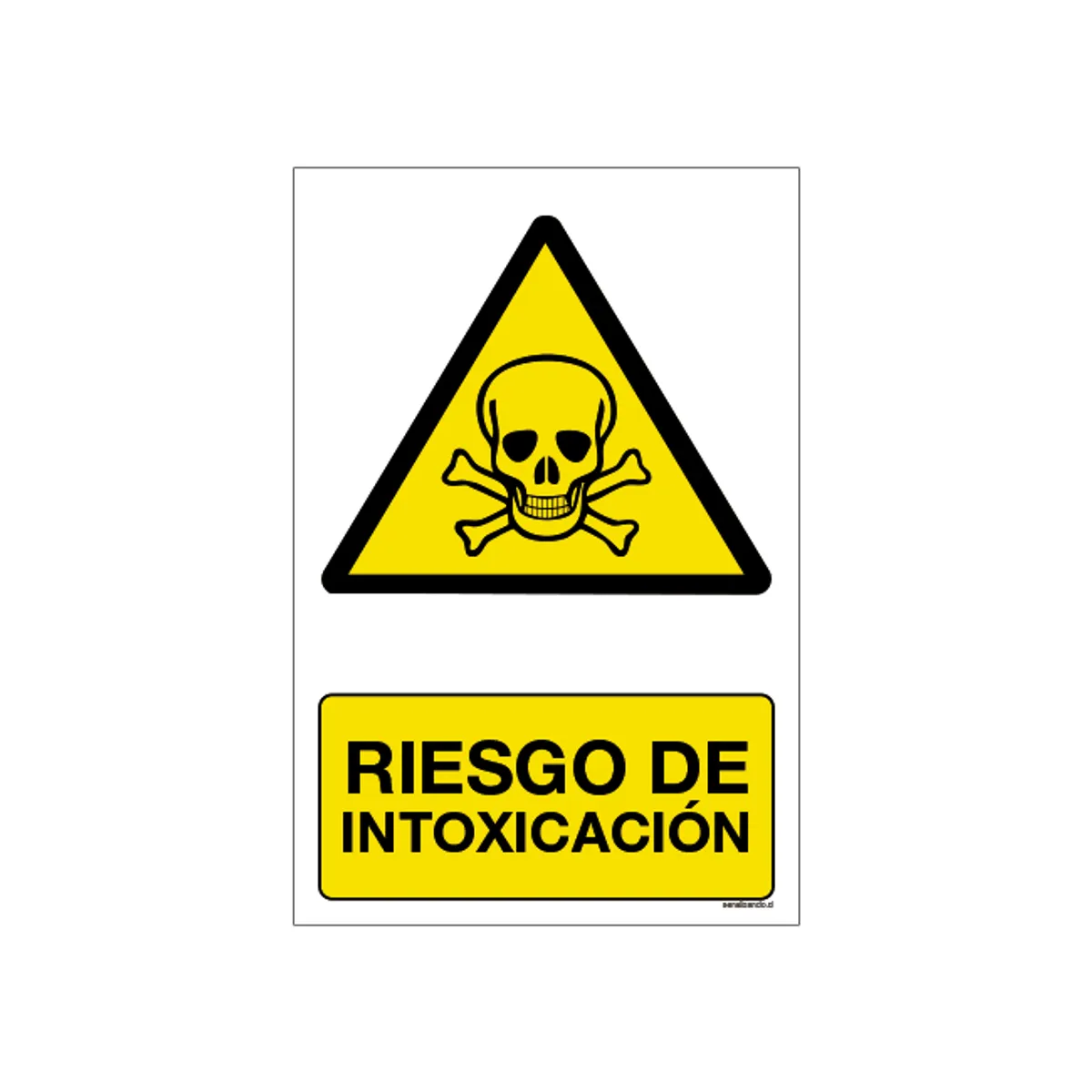 MAU PRINT - Señaletica Riesgo de intoxicacion 20x30