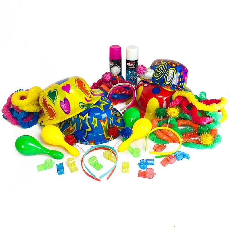 GLAM - Cotillon Fiestas Celebración Cumpleaños Año Nuevo Pack 20per