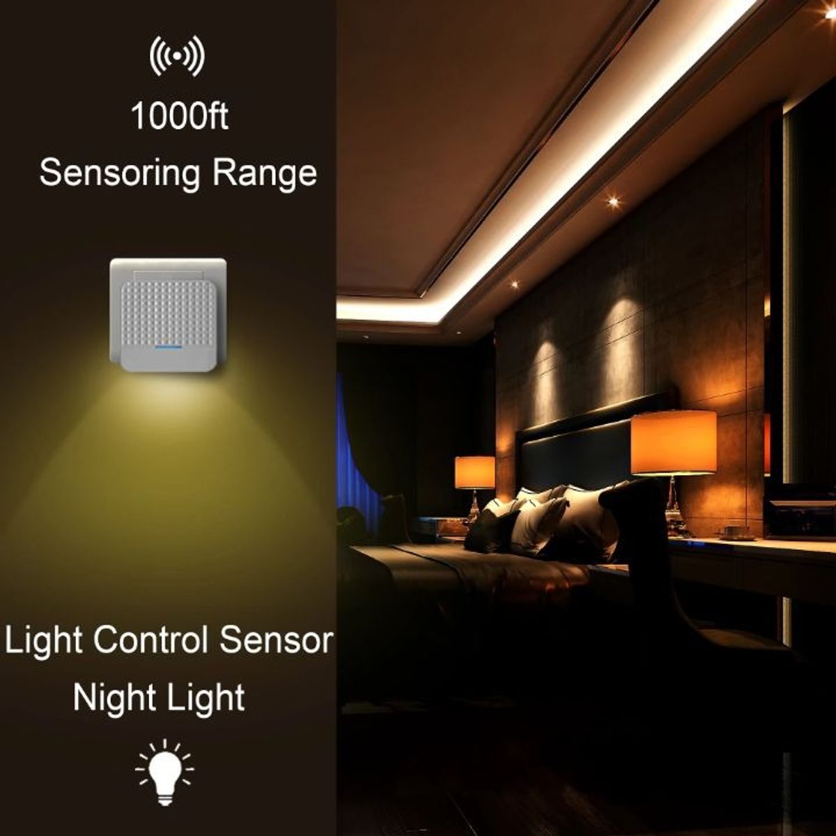 GENERICO - Timbre Solar Inalámbrico Impermeable IP65 300m alcance