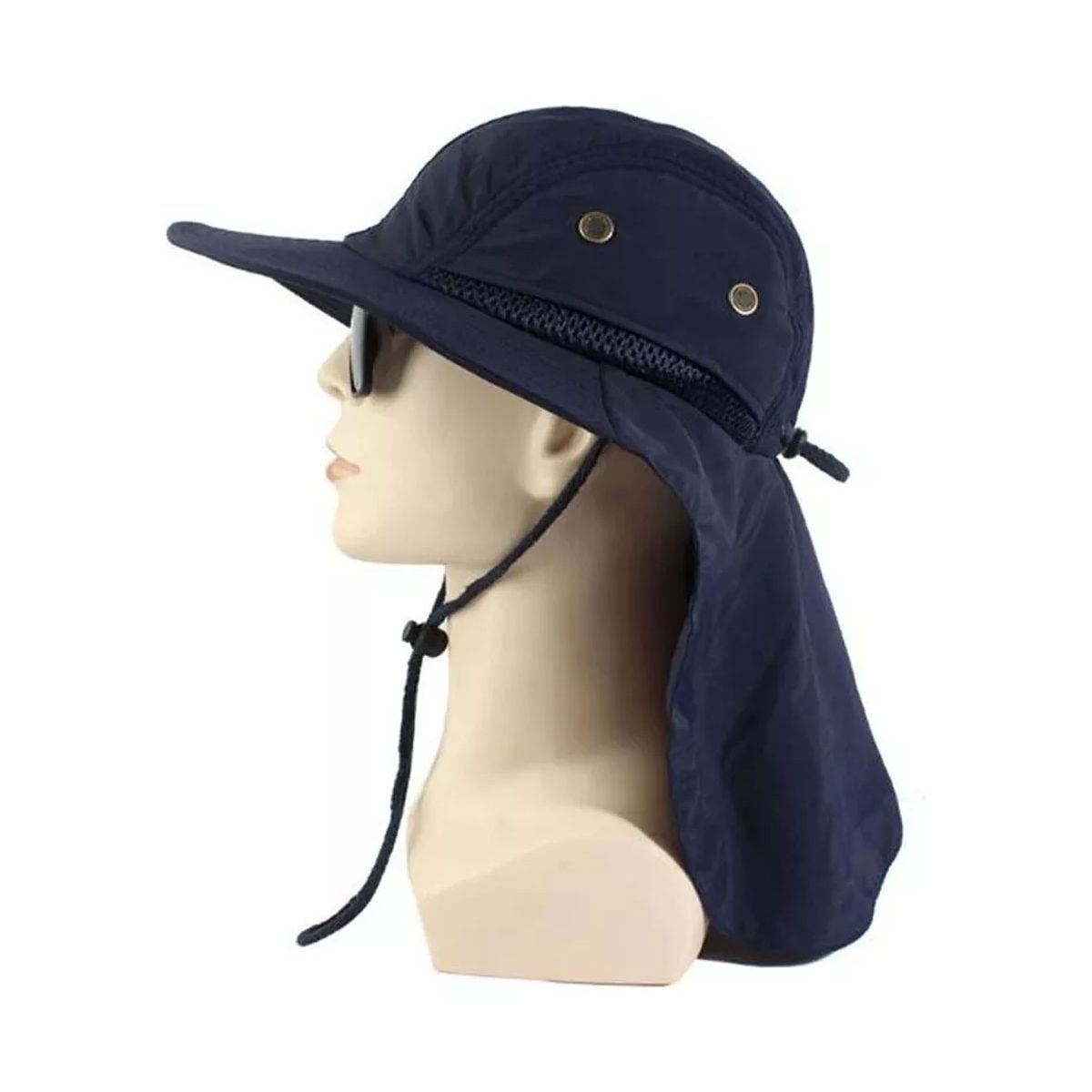 NO LOGO - Sombrero De Verano Camping Pesca Boonie Azul