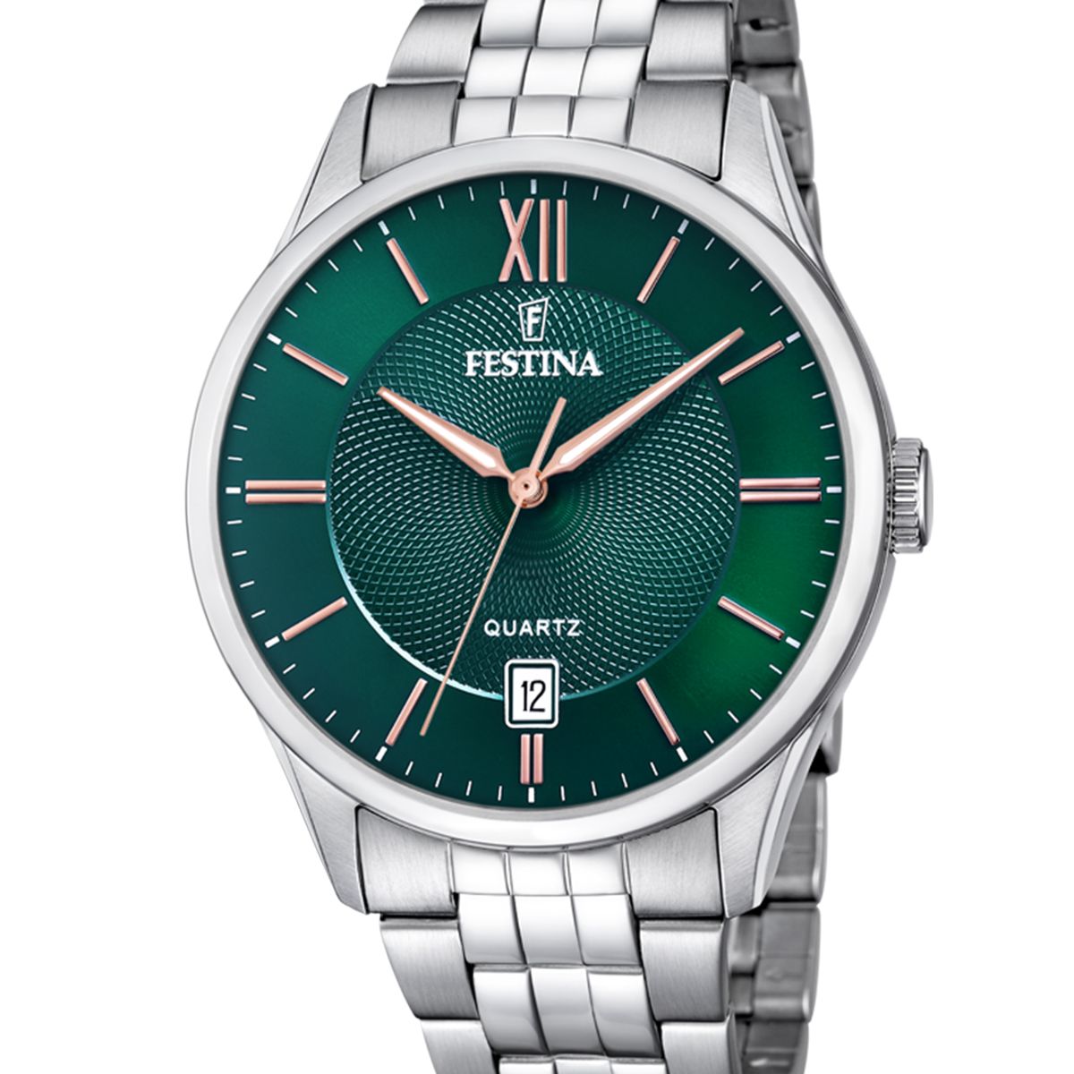 FESTINA - Reloj F20425/7 Festina Verde Hombre Acero Clasico
