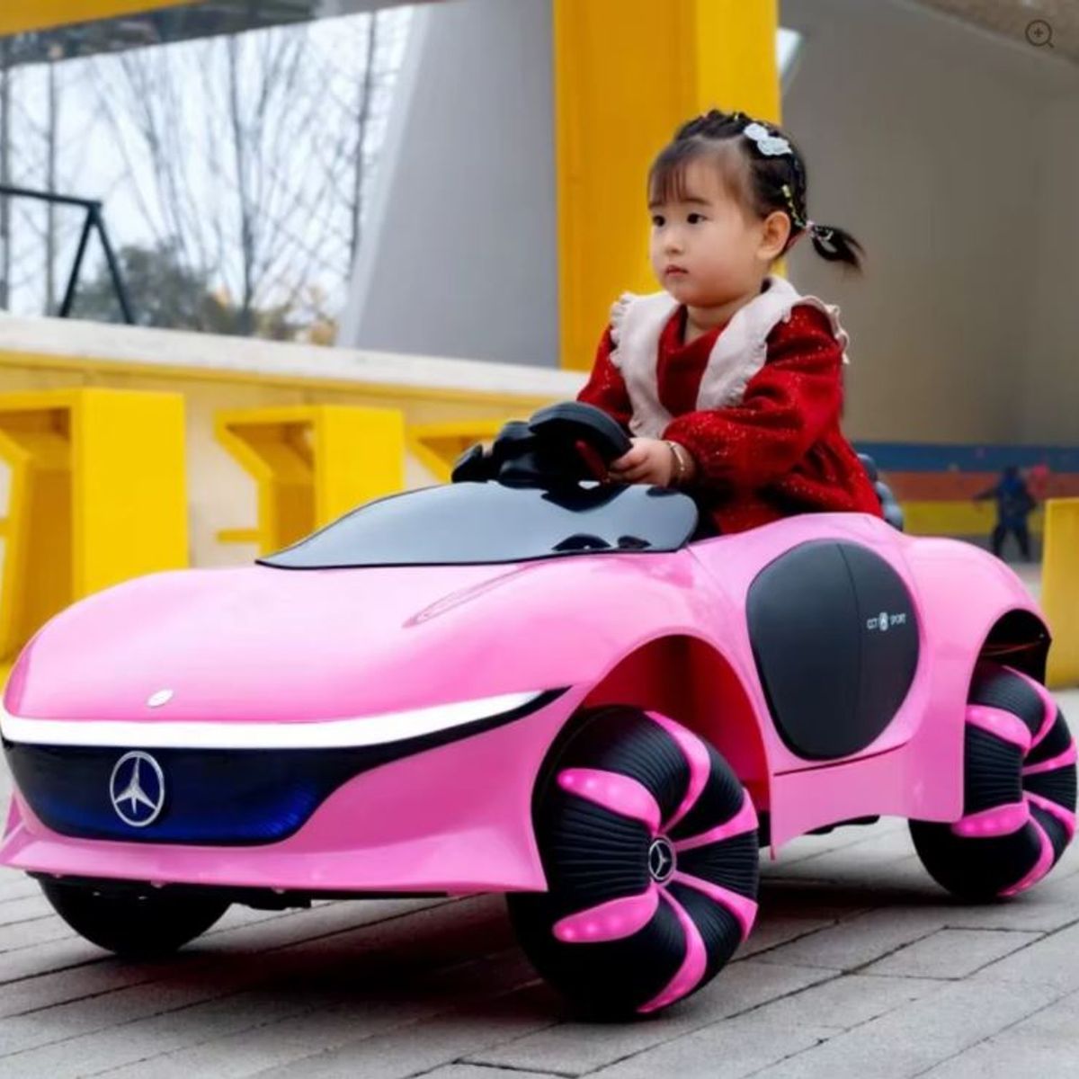 GENERICO - Auto Eléctrico Infantil Lunas 2025