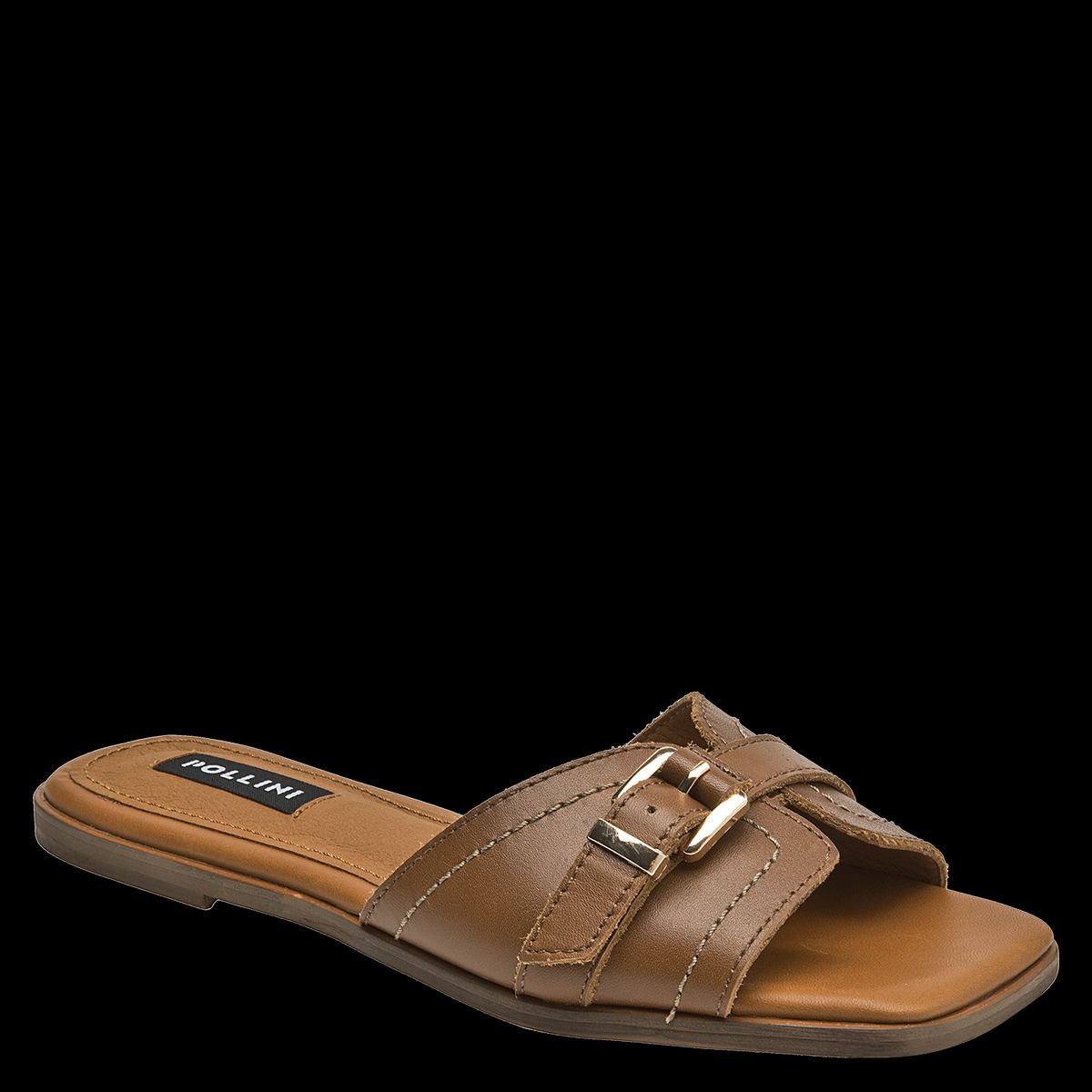 POLLINI - Sandalia Mujer Casual Marrón Pollini