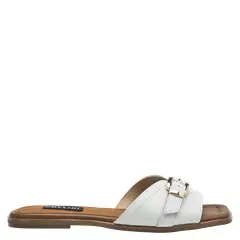 POLLINI - Sandalia Mujer Casual Blanco