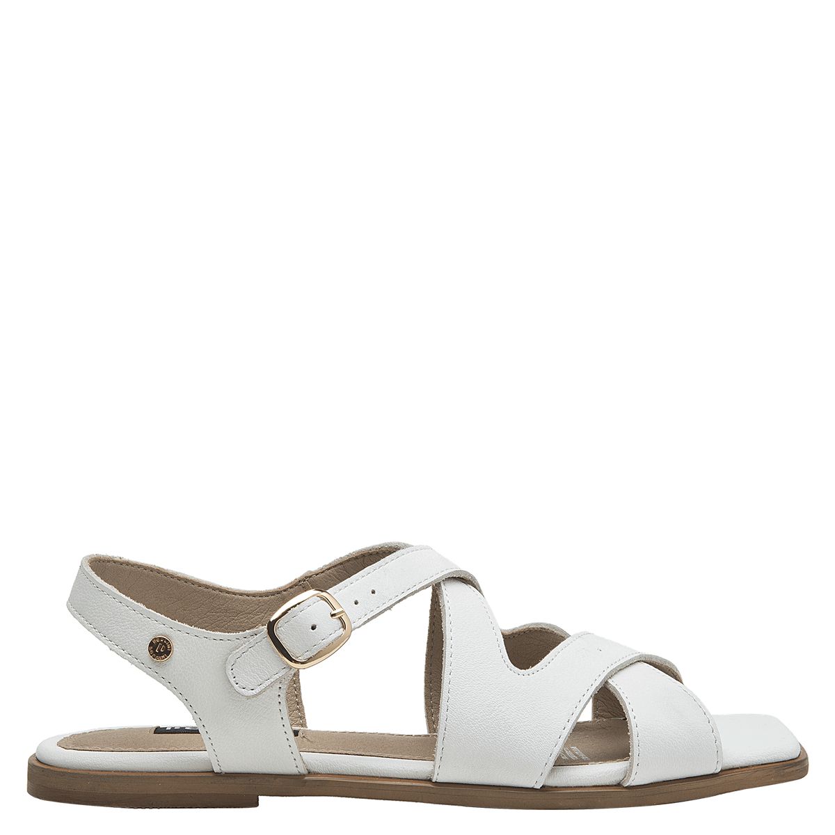 POLLINI - Sandalia Mujer Casual Blanco Pollini