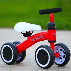 GENERICO - Bicicleta corre pasillo de equilibrio aprendizaje ROJO
