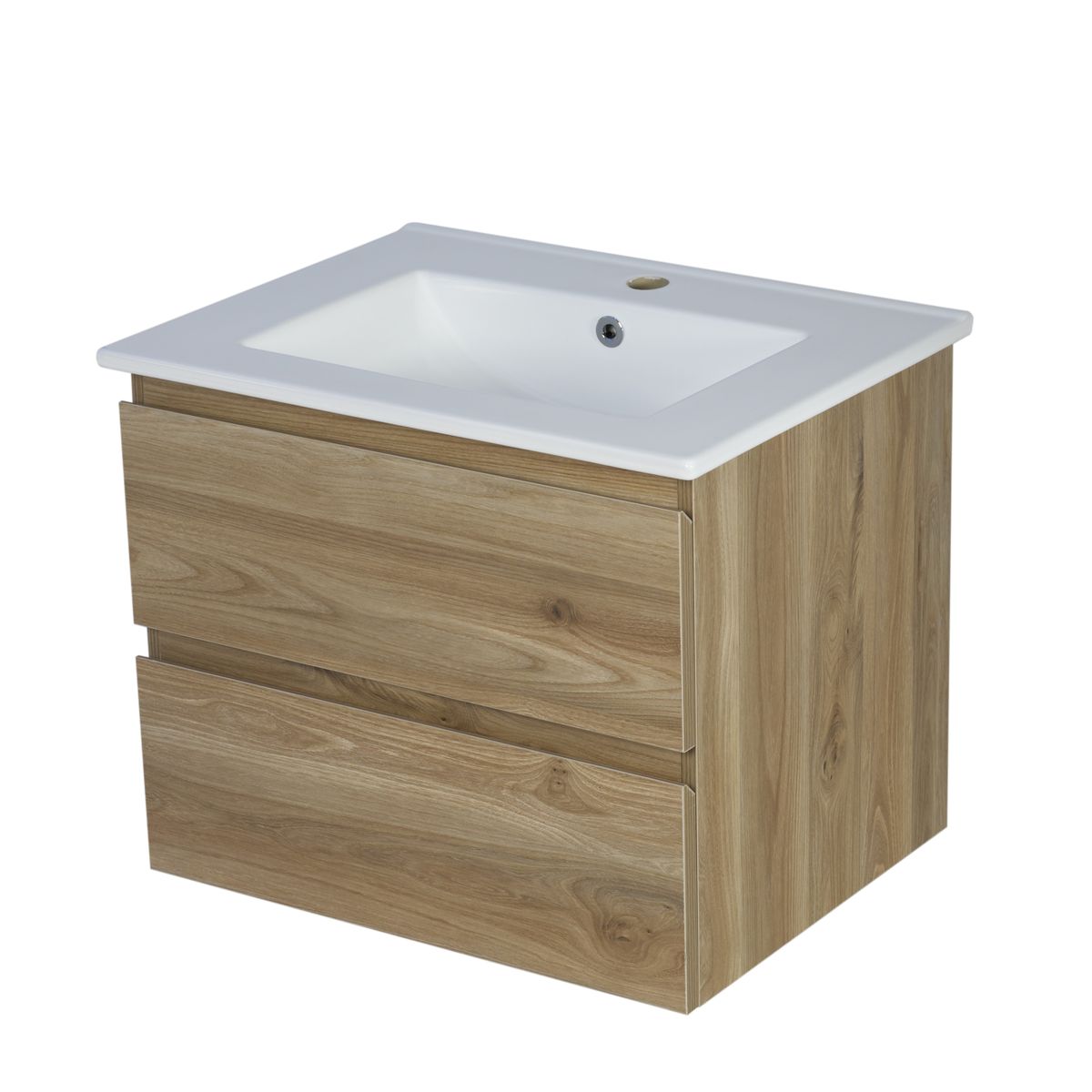 GENERICO - Vanitorio Para Baño Ambiento Ebro 60 Cm, Color Miel