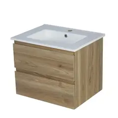 GENERICO - Vanitorio Para Baño Ambiento Ebro 60 Cm, Color Miel
