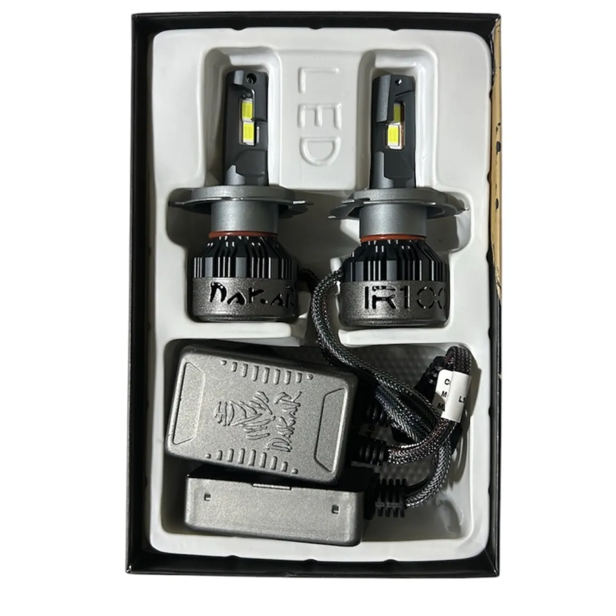 Kit Ampolletas Turbo Led Canbus H4 45000lm Dakar Ir100, marca KOBO - Foto 2