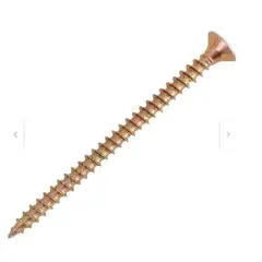 GENERICO - Tornillo madera aglomerada 1050x75 zincado MAMUT 20un - Cobre