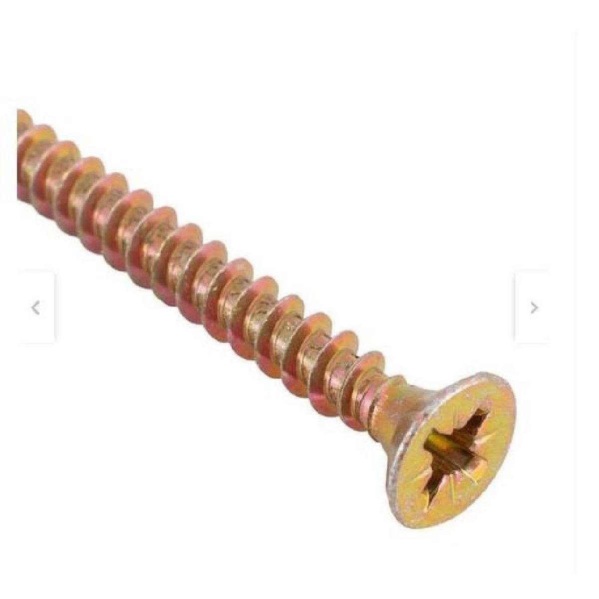 GENERICO - Tornillo madera aglomerada 1050x75 zincado MAMUT 20un - Cobre