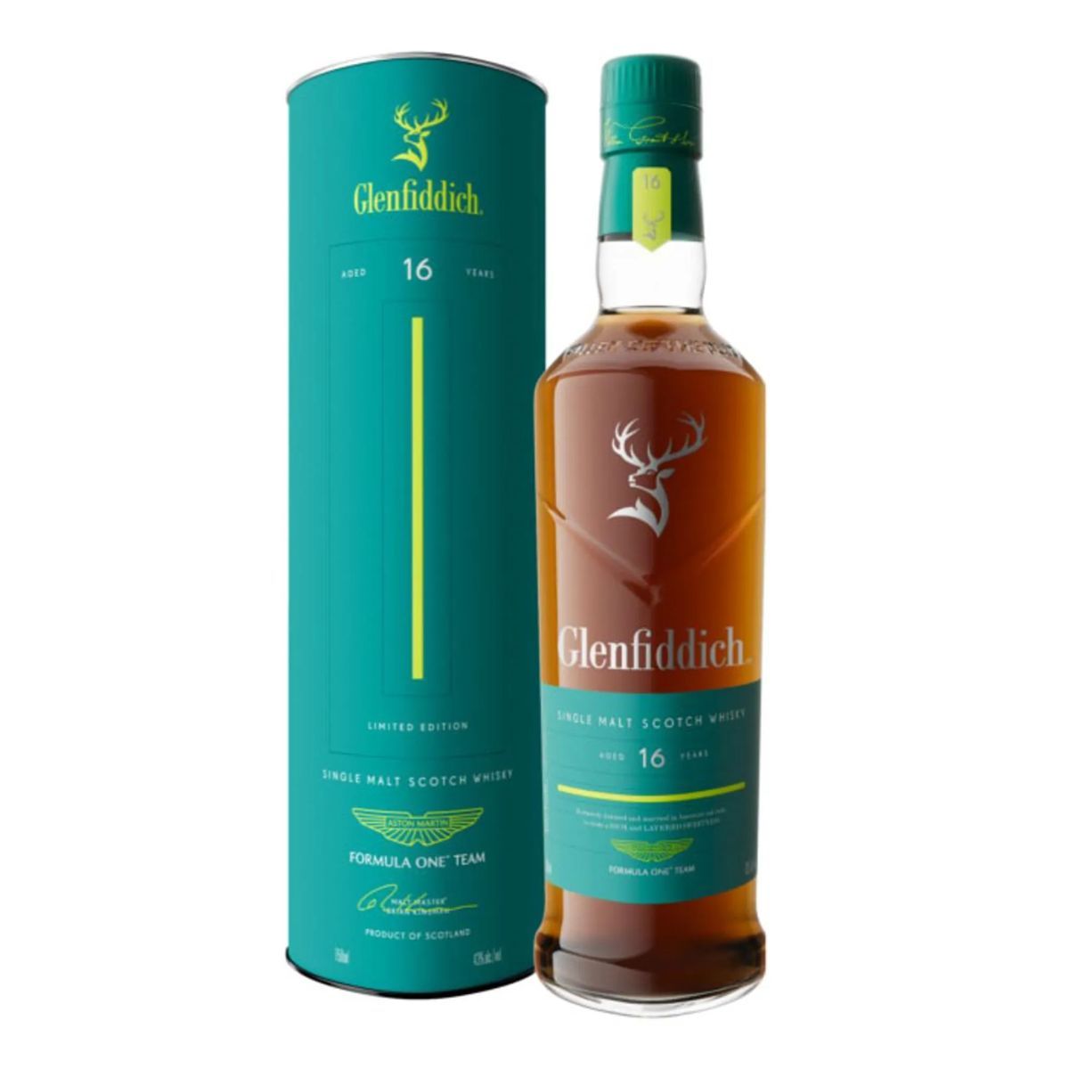 GLENFIDDICH - Whisky Glenfiddich 16 Años F1 Aston Martin Edicion Limitada
