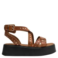 ZAPPA - Sandalia Mujer Casual Marrón claro