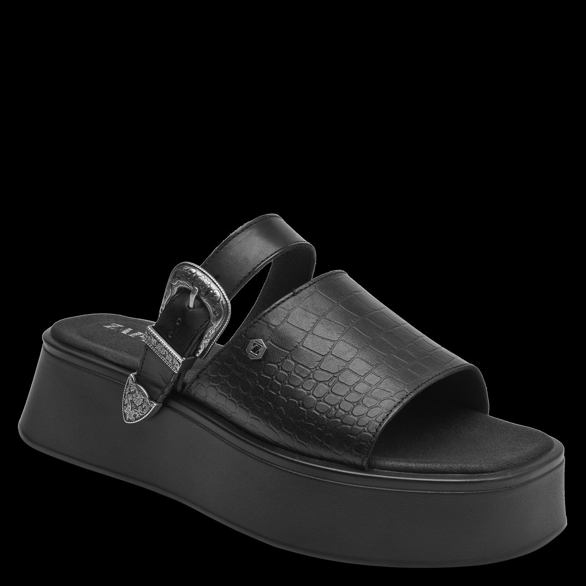 ZAPPA - Sandalia Mujer Casual Negro Zappa